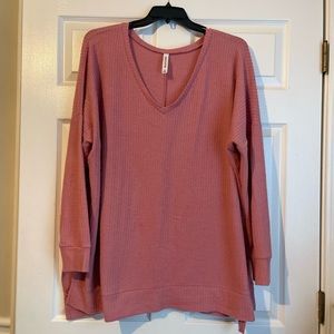 Waffle Knit Sweater